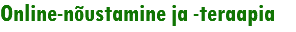 Online-nõustamine ja -teraapia
